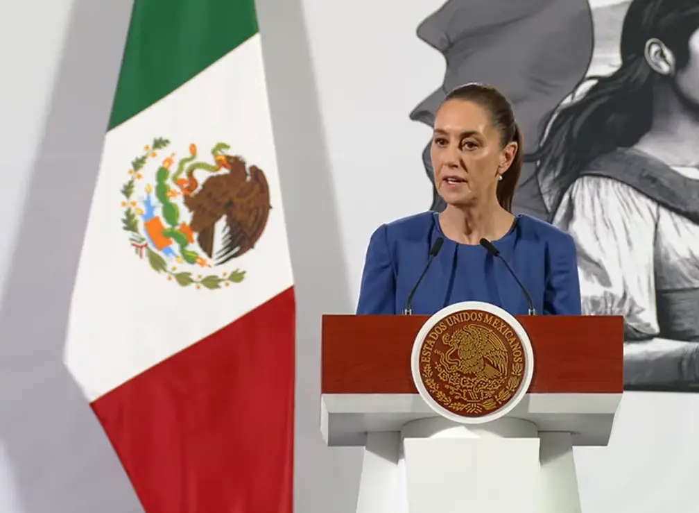 An account with nearly 350,000 followers producing disinformation aligned with President Donald Trump is the author of many smear campaigns against Mexican President Claudia Sheinbaum and is being replicated by Mexican opposition politicians and fake news sites. Photo: Goverment of Mexico.