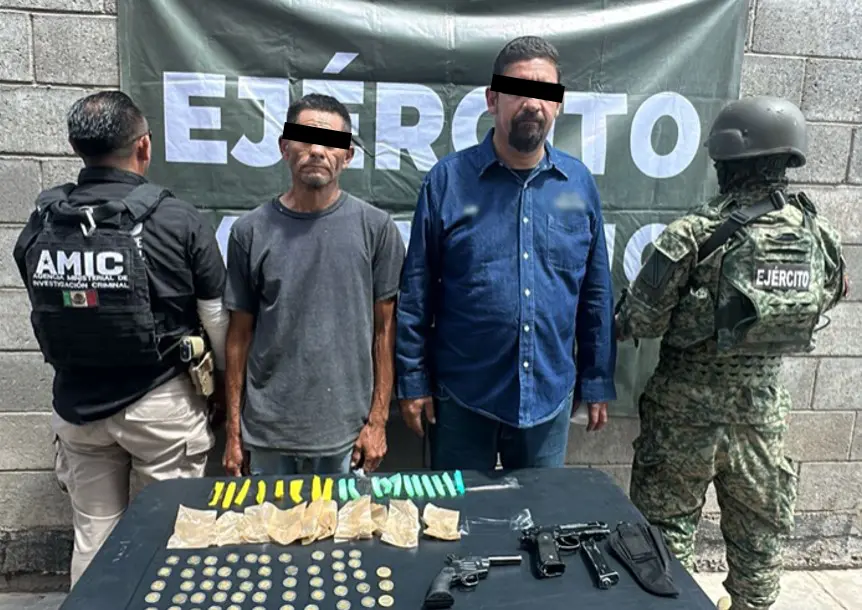 The Security Cabinet of the Government of Mexico reports on the results obtained from 'Operation Northern Border' on April 14, 2025. Photo: Goverment of Mexico