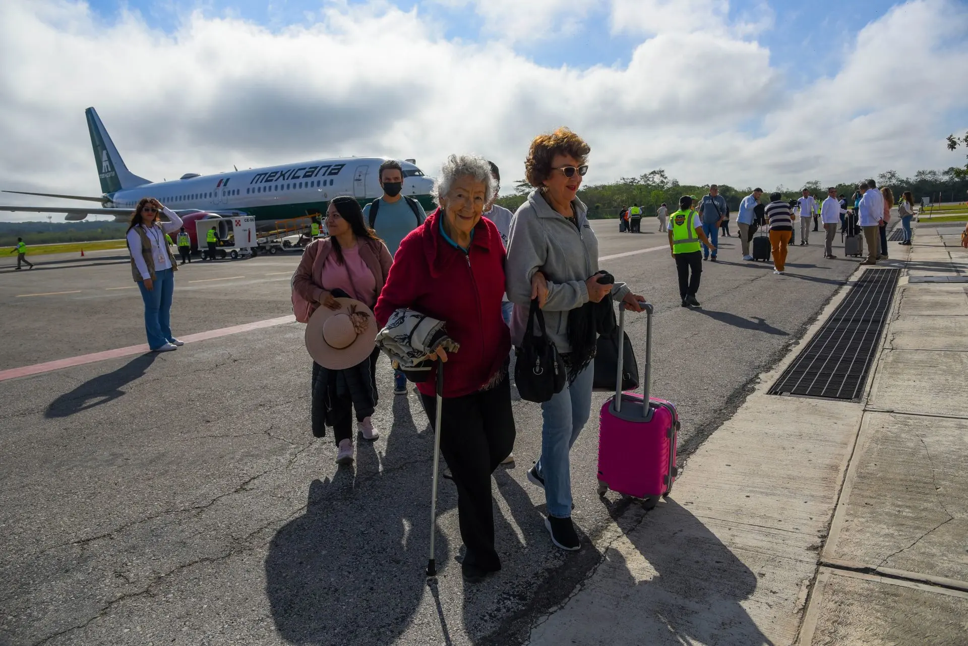 The Secretary of Tourism of the Government of Mexico, Josefina Rodríguez Zamora, reported that Mexico registered more than 20 million passengers on flights in the first two months of 2025. Photo: Michael Balam Chan / Cuartoscuro / MxPA