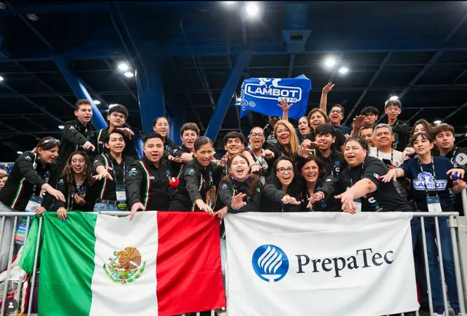 Photo on the official Instagram of the Lambot team of Prepa Tec, April 24, 2025, Photo: Instagram.