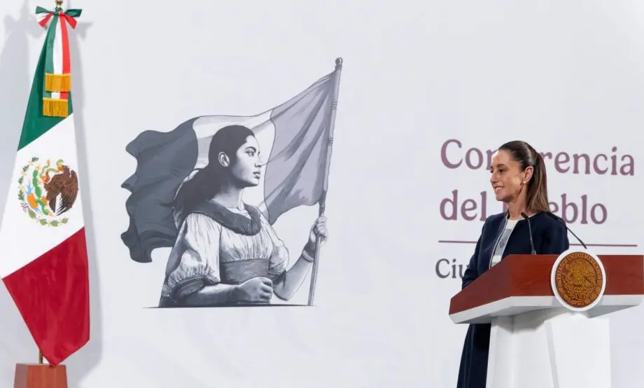 President Claudia Sheinbaum Pardo announced that she will file a defamation lawsuit against Jeffrey Lichtman, the attorney representing Ovidio Guzmán. Photo: Goverment of Mexico