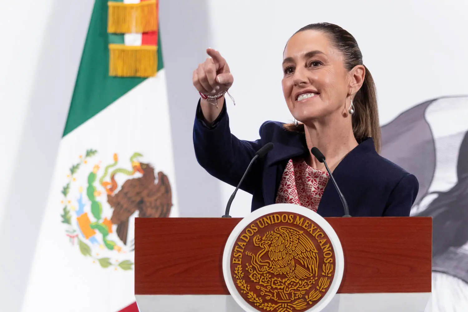 Morning Presidential Press Conference. Tuesday, August 5, 2025. Photo: Government of Mexico.