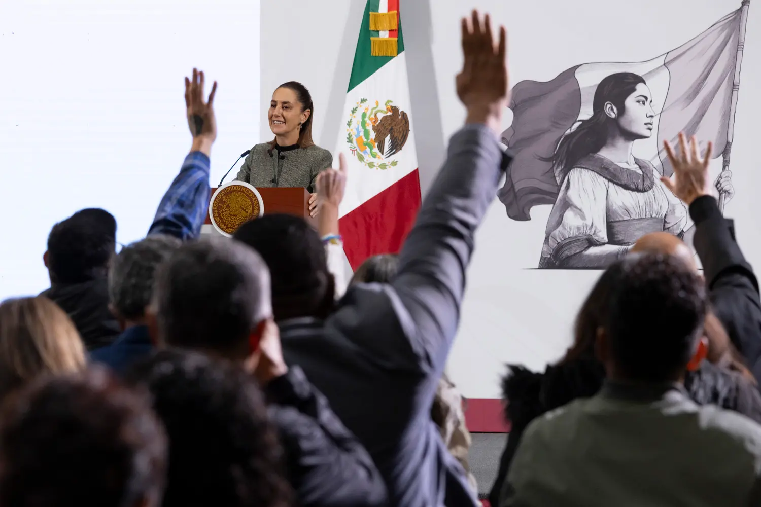 Morning Presidential Press Conference. Friday, September 12, 2025. Photo: Government of Mexico.