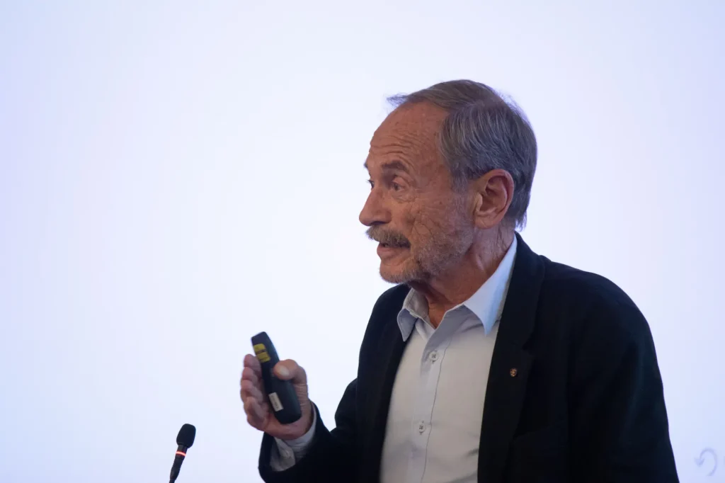 Dr. Adam Przeworski during the conference Authoritarianism and Democracy Half a Century After the Start of the Third Wave