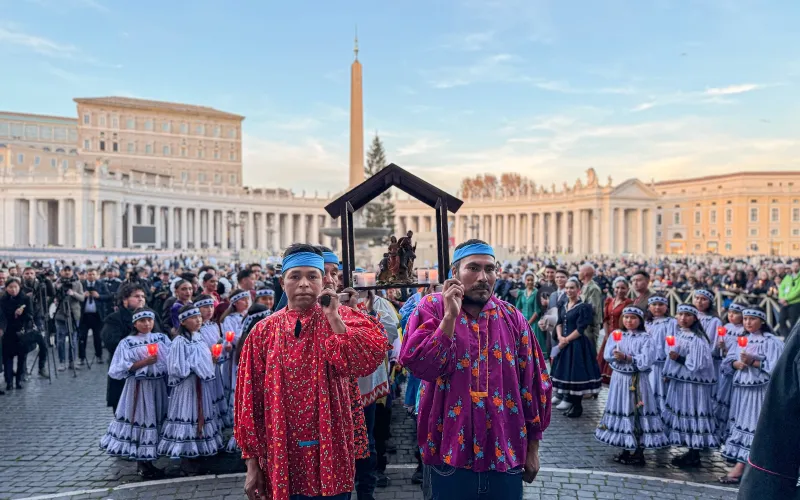 Mexico was represented by a Rarámuri Nativity scene at the international exhibition “100 Presepi in Vaticano”. Photo: Government of Chihuahua