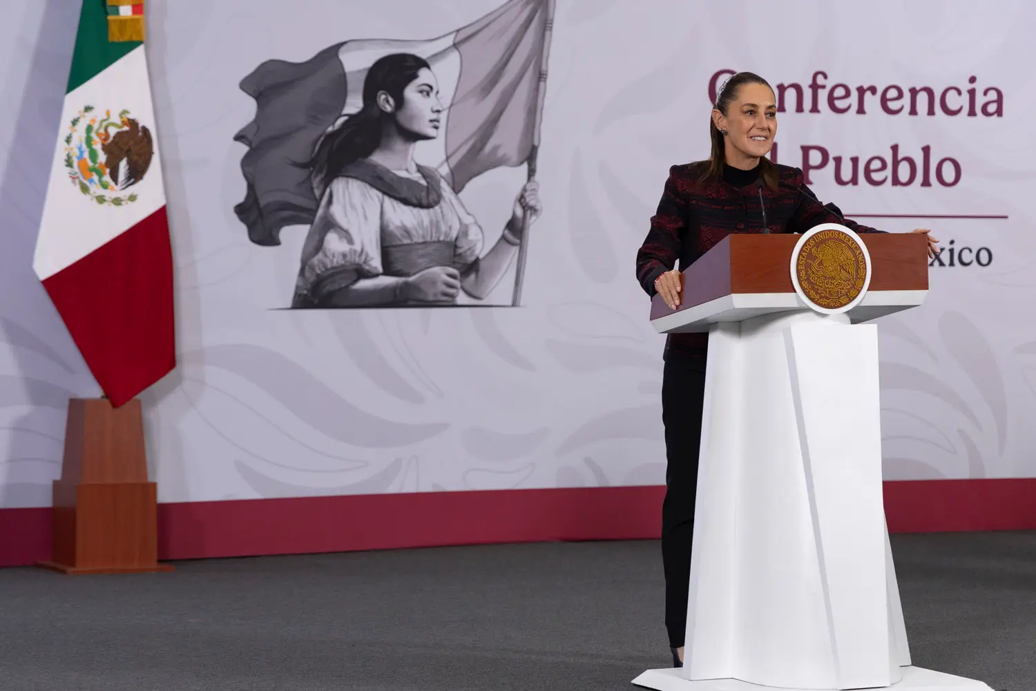 Morning Presidential Press Conference. Wednesday, December 17, 2025. Photo: Government of Mexico