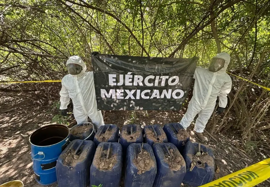 The Mexican Government's Security Cabinet reports on the results obtained from Operation Northern Border on December 22, 2025. Photo: Government of Mexico