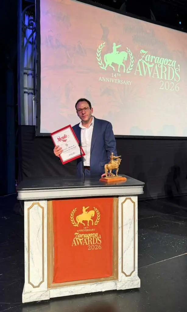 The award was received by Manuel Ortiz Escámez, co-founder of ALMA