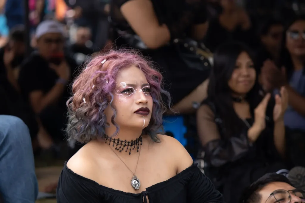 Attendees of all ages enjoyed a variety of dances and music at the Gothic Picnic, Mexico City, May 24. Hans Leguízamo / MxPA.