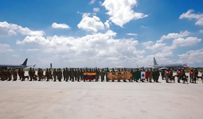 Mexico has dispatched a humanitarian mission to Venezuela to support search, rescue, and medical assistance efforts following the magnitude 7.2 and 7.5 earthquakes. Photo: SRE