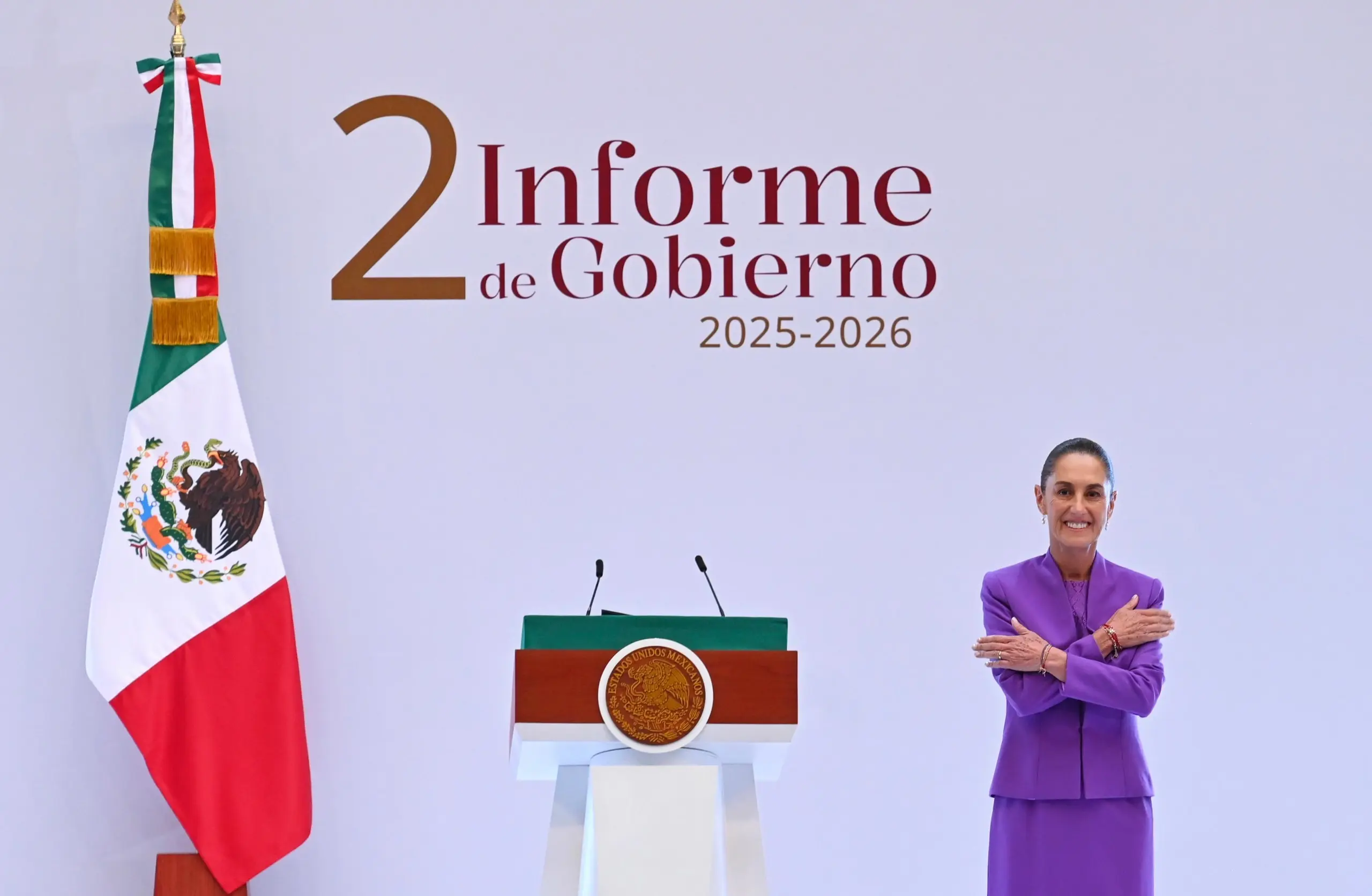 Sovereignty is not negotiable, it is not surrendered and it is not shared, President Claudia Sheinbaum said during her Second Government Report.